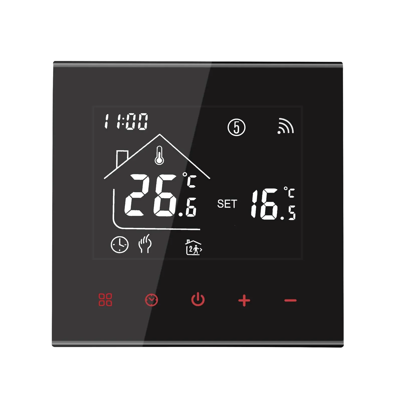 MINCO HEAT Warmbodenthermostat Tuya WiFi 3A 16A Elektro-/Gaskessel/Wasserheizung Temperaturregler 1 STÜCK
