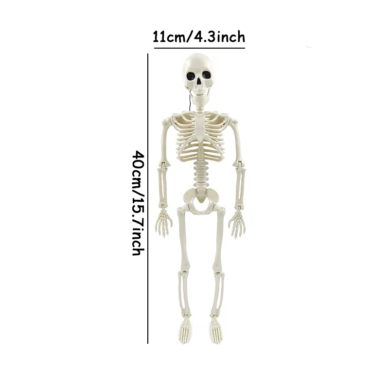 1 PC Happy Halloween Modeling Humanoid Skeleton ตกแต่ง Props บ้านผีสิงบ้านห้องนอนระเบียงตกแต่ง DIY อุปกรณ์
