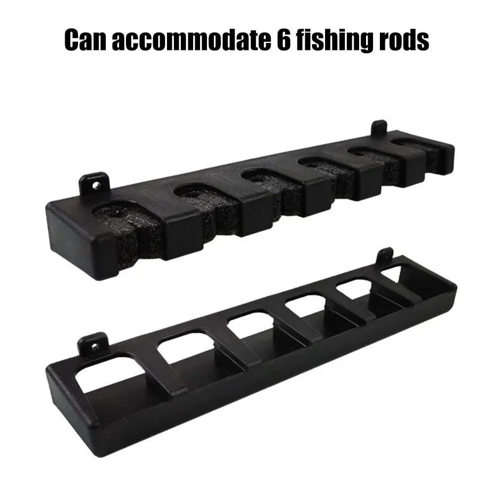 ตกปลาRod Display Rackติดผนังในครัวเรือนชั้นวางคงที่ชั้นวางจอแสดงผลแนวตั้งติดผนังอุปกรณ์ตกปลาคอลเลกชันและจัดเก็บ