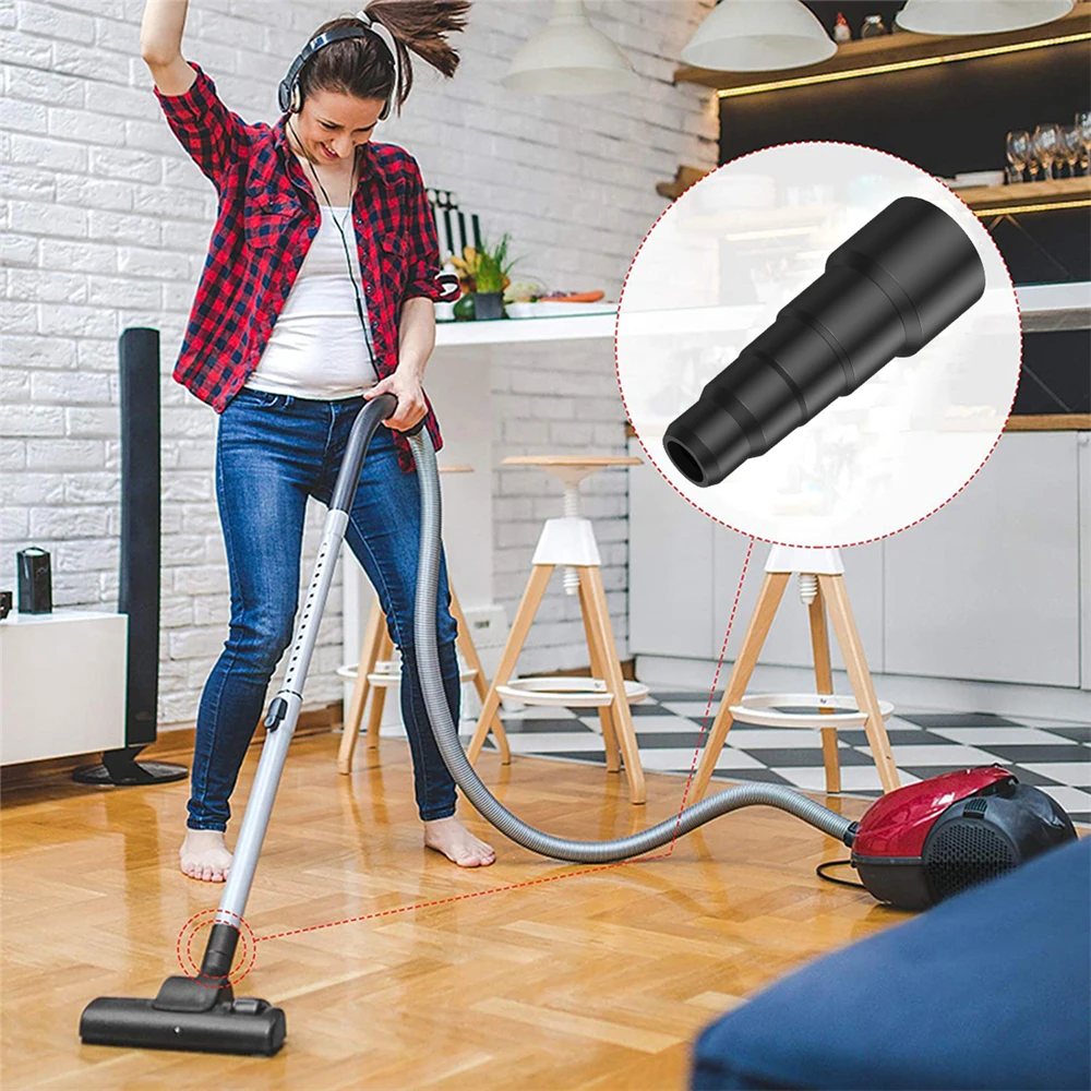 Universal Vacuum Cleaner Hose Adapter Converter 5 Layer Vacuum Hose Connector Reusable Plastic Brush Suction Head Connector