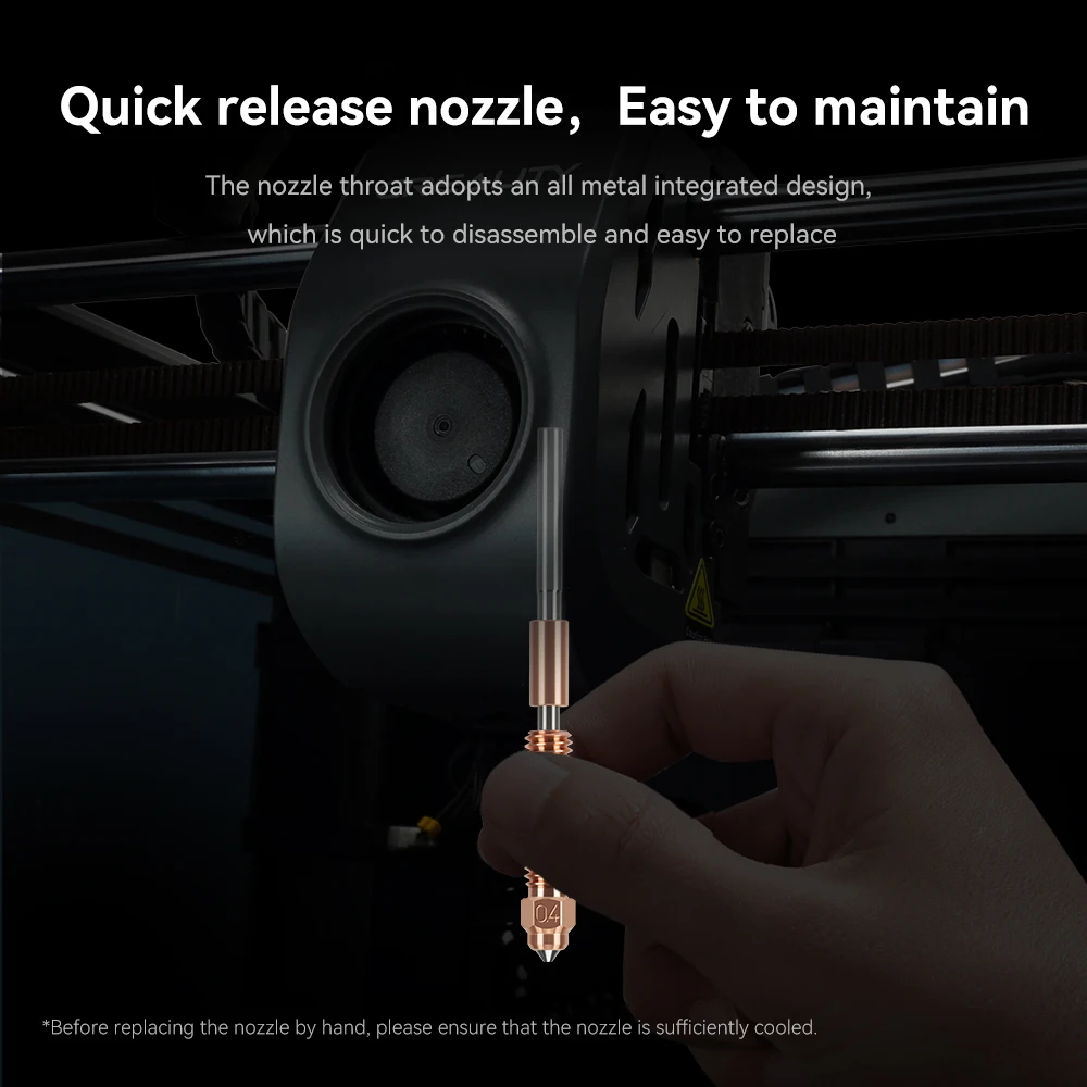 Сопло K1C, сопло Unicorn Quick-Swap Ender 3 V3, сопло для 3D-принтеров Creality K1C/Ender 3 V3/Ender 3 V3 Plus