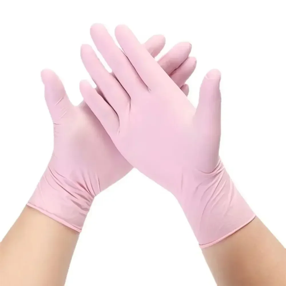 20/100PCS Ultra-soft ถุงมือยางแบบใช้แล้วทิ้งกันน้ําถุงมือทําความสะอาดในครัวเรือนถุงมือครัวพร้อมหน้าจอสัมผัส