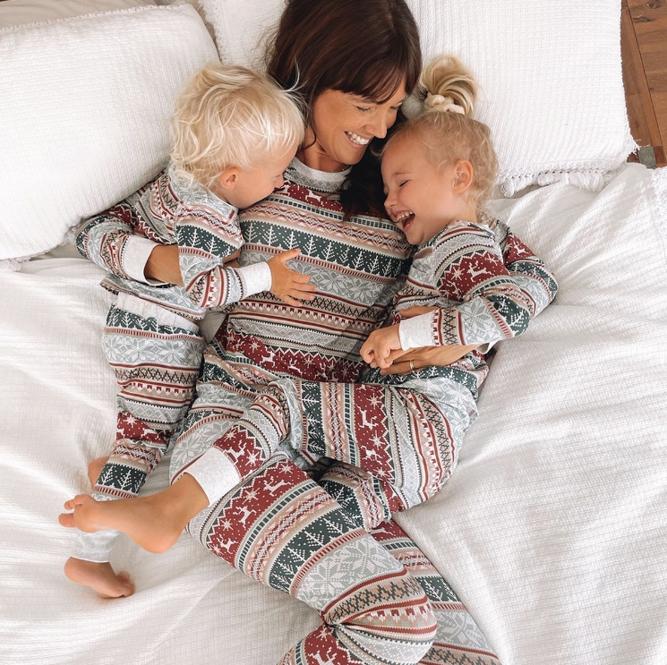 2024 família natal combinando pijamas conjunto natal adulto crianças mãe e filha pai filho pijamas bebê família olhar roupas