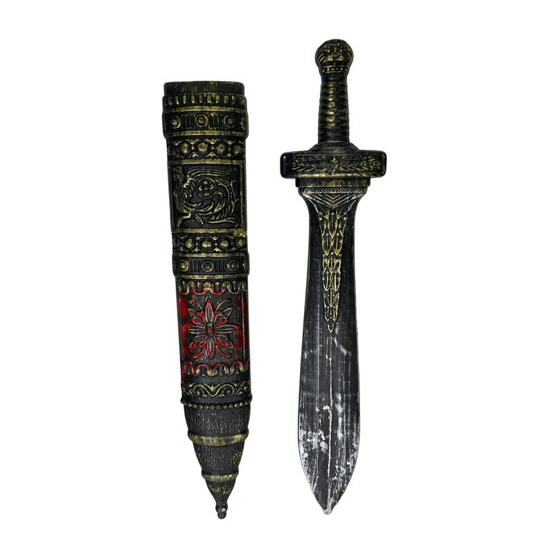 Vintage Roman Sword Toys Props Weapons Plastic Knives Costume Jewelry Cosplay Party Halloween Props