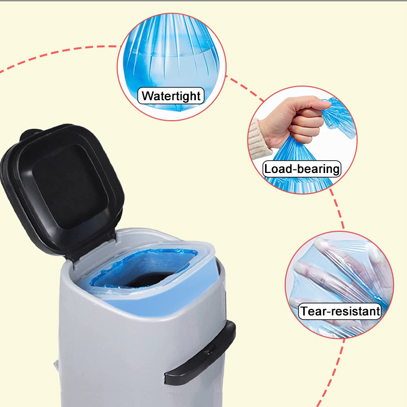 1/2/4/6/10 Stück Katzenstreu-Nachfüllbeutel, kompatibel mit Litter Genie Standard, Plus, XL+ und Style-Eimer, Müllbeutel-Ersatztasche