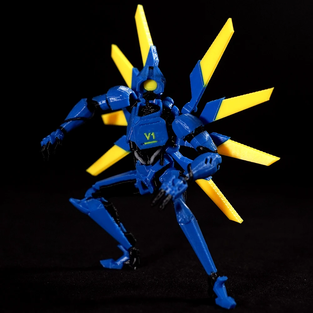 Maniquí con estampado 3D, 13 Ultrakill V1, juguetes de la serie, figuras de acción, Robot Shapeshift móvil multiarticulado, regalos para niños
