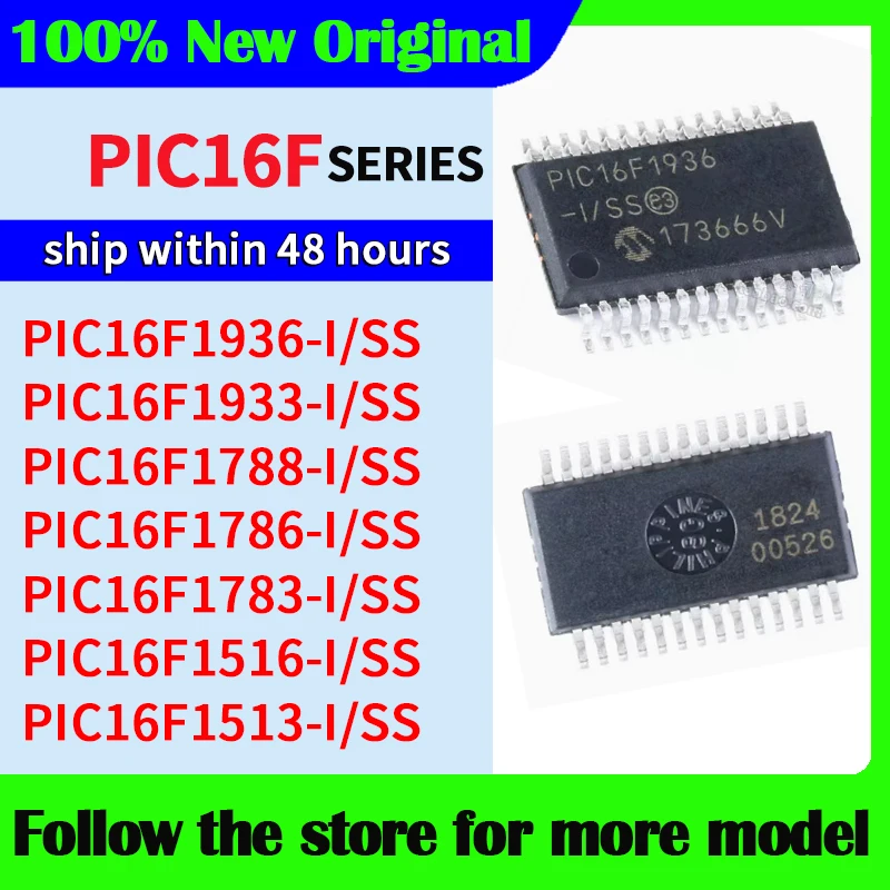 PIC16F1936-I/SS  PIC16F1933-I/SS  PIC16F1788-I/SS  PIC16F1786-I/SS  PIC16F1783-I/SS  PIC16F1516-I/SS  PIC16F1513-I/SS  In stock