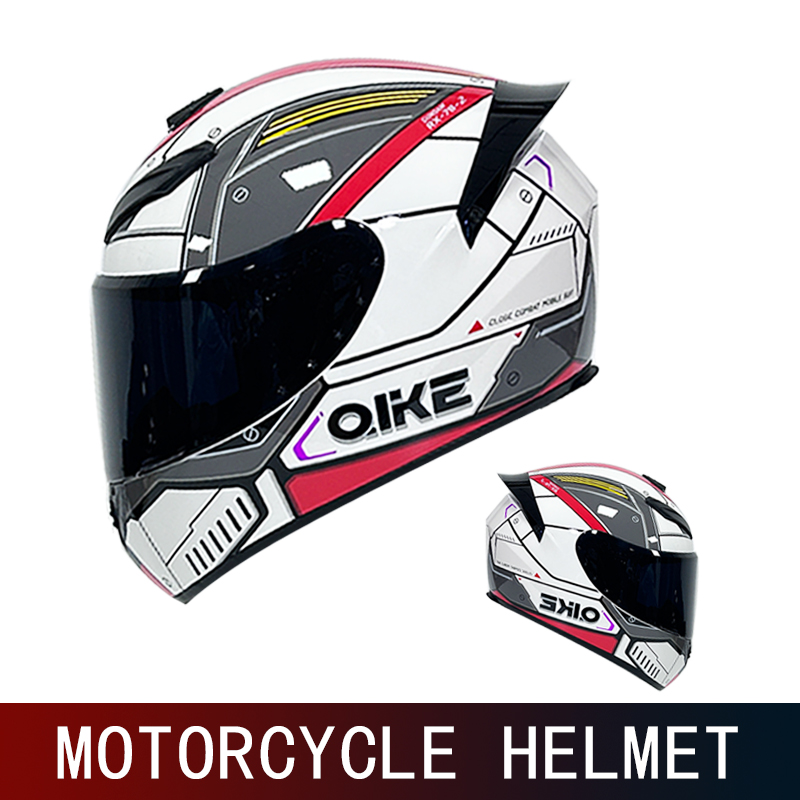 DOT Motorrad Vollhelm männlich großer Schwanz Retro Cruise Motorradhelm Motorradhelm volle Abdeckung, um warm zu halten.