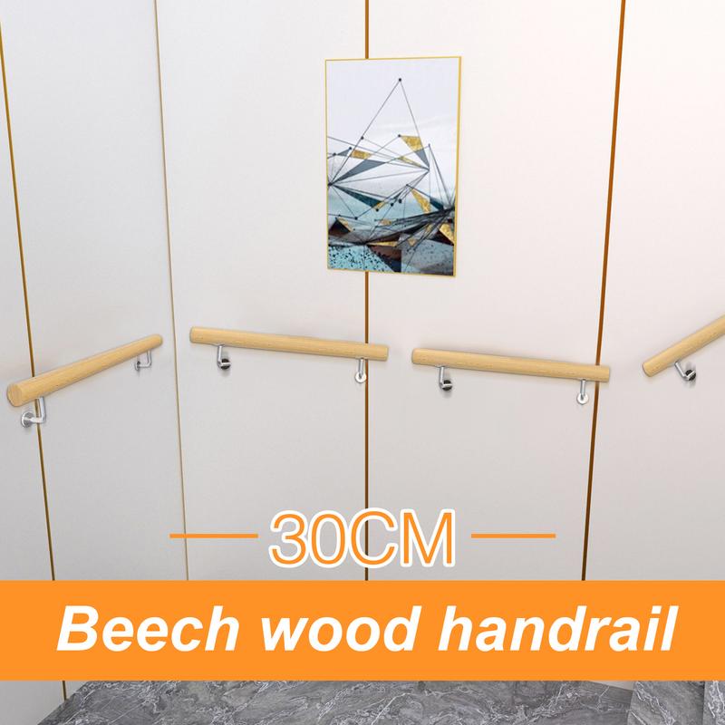 Main courante en bois main courante pour balcon escalier ergonomique main courante en bois pour la maison balcon terrasse porte intérieure et extérieure