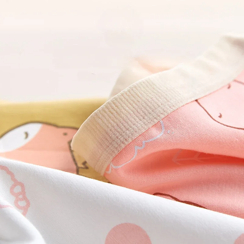 4PCS Mädchen Baumwolle Höschen Sommer Kind Dünne Atmungsaktive Cartoon Briefs 2 + y Junge Kinder Unterwäsche Kleinkind Antibakterielle Knickers