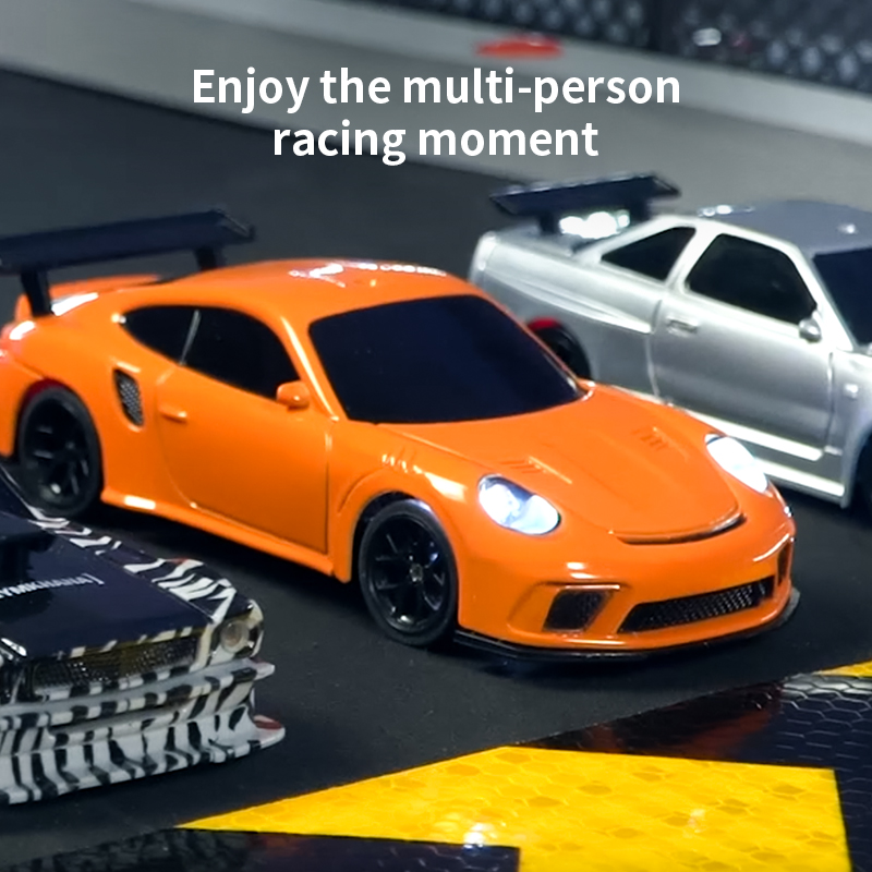 1/43 RC Car 2.4G Mini remote Control Racing Drift Car RTR 4WD Off-road High Speed Vehicle Model Toys for Kids Adults Mini Gifts
