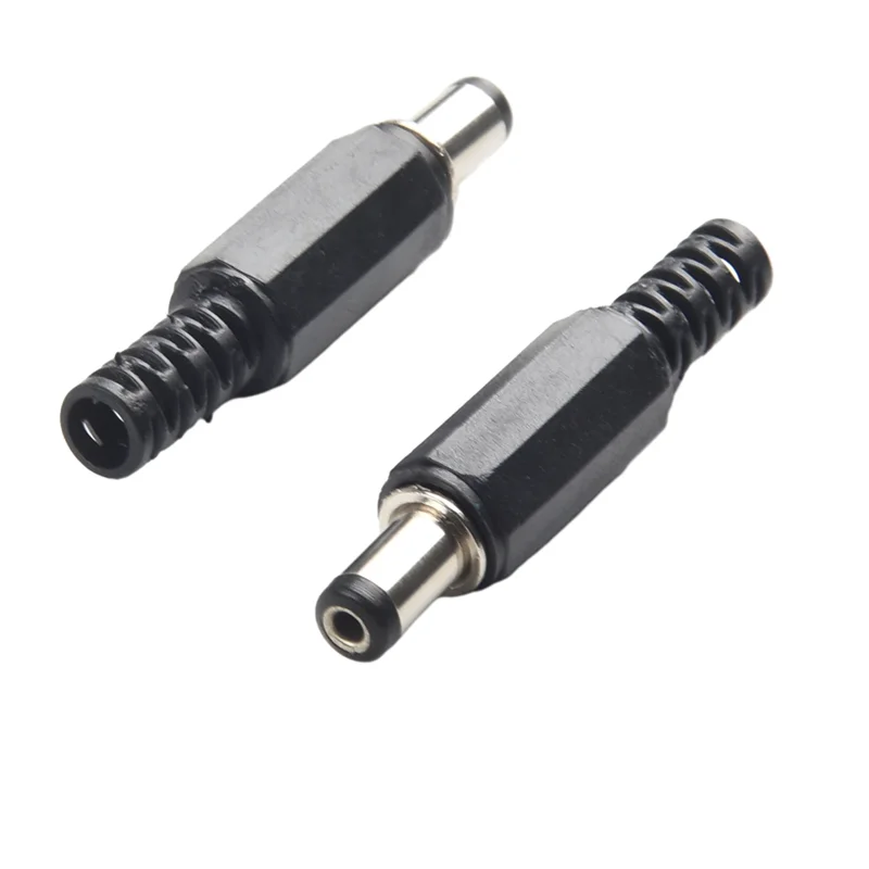 5 pares DC 12V macho hembra enchufe montaje en Panel barriles Jack conector de alimentación hembra Jack tornillo tuerca conector de montaje en Panel