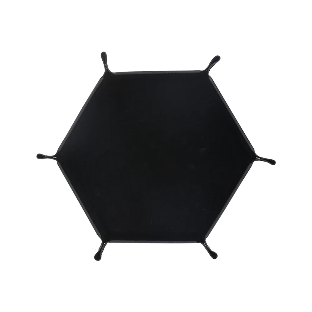 Hexagonal Dice Tray Miscellaneous Storage Box Board Game Dice Tray Accessories