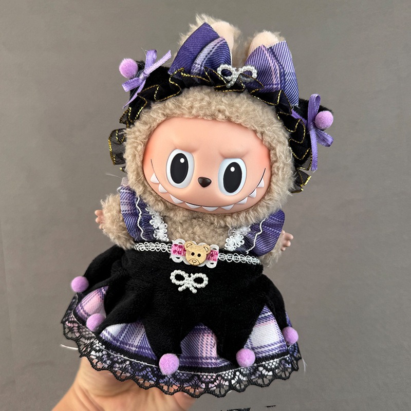For 17cm Labubu Set High-Quality Clothes Set Multiple Styles Doll Accessories Clothes for Labubu No Doll No Shoes