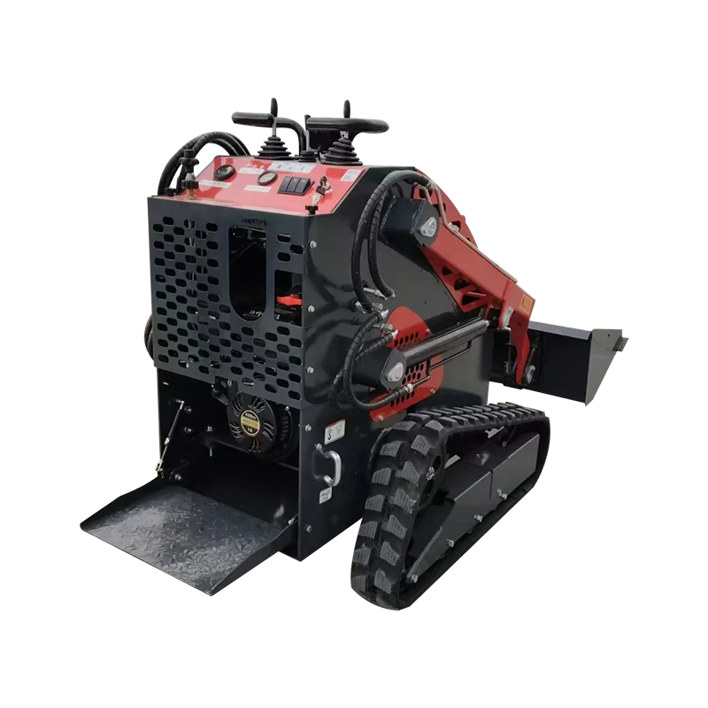 Factory Customized Mini Hydraulic 380E Skid Steer Loader Cheap 1500kg Compact CE/EPA Engine Crawler Loader