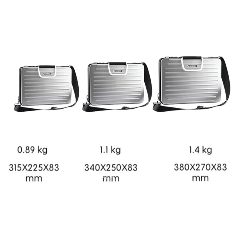 Professional Waterproof Hard Shell Crossbody Bag for MacBook Pro/Air & iPad Pro | Shockproof Laptop Case with Tablet Sleeve