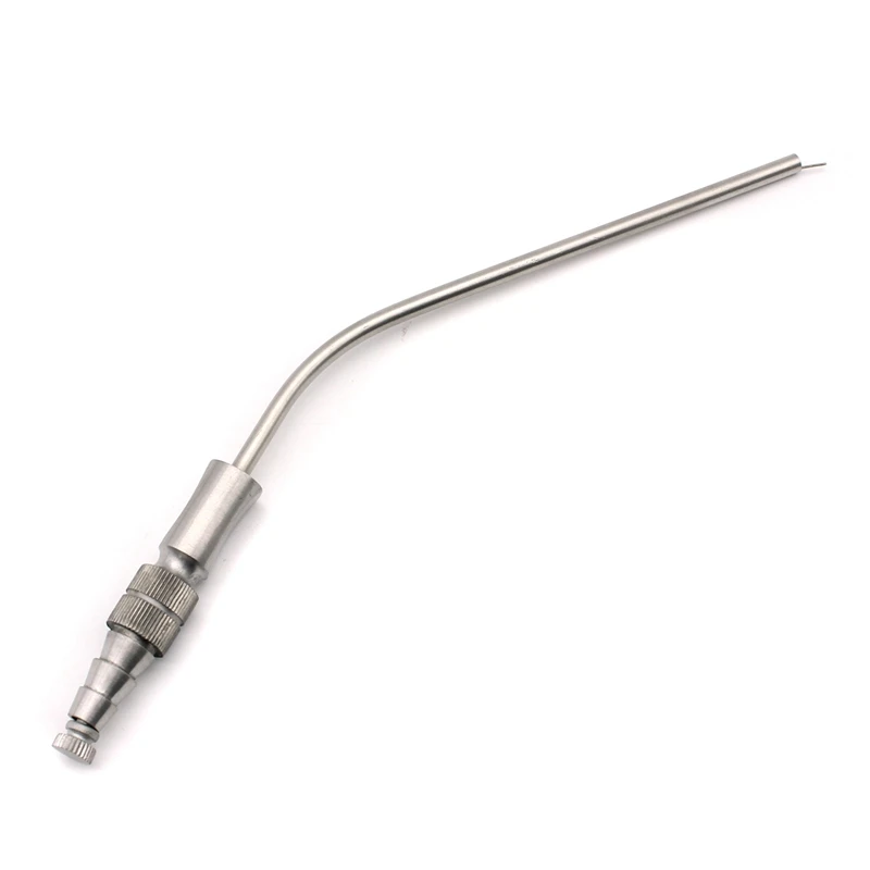 ข้อมูลจําเพาะหลายรายการทันตกรรมสแตนเลสฟางอ่อนรากฟันเทียม Sucker Pipettes ทันตกรรมศัลยกรรมเครื่องมือช่องปาก