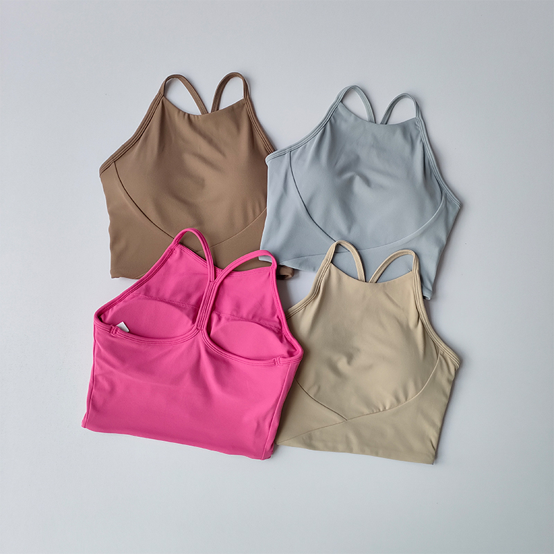 Ropa interior deportiva de verano para mujer, camisola para correr, a prueba de golpes y flacidez, sujetador de Yoga Sexy con espalda de belleza, secado rápido