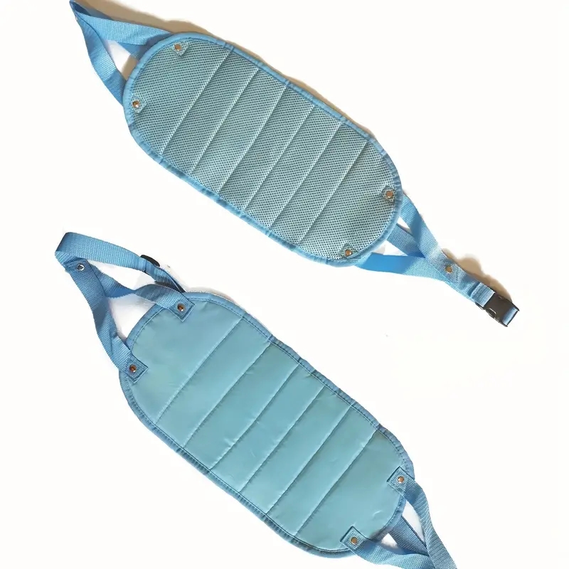 Vliegtuigvoetsteun met verstelbare riem en snelsluiting, Dacron draagbare lichtgewicht hangmatbeensteun, reisaccessoire