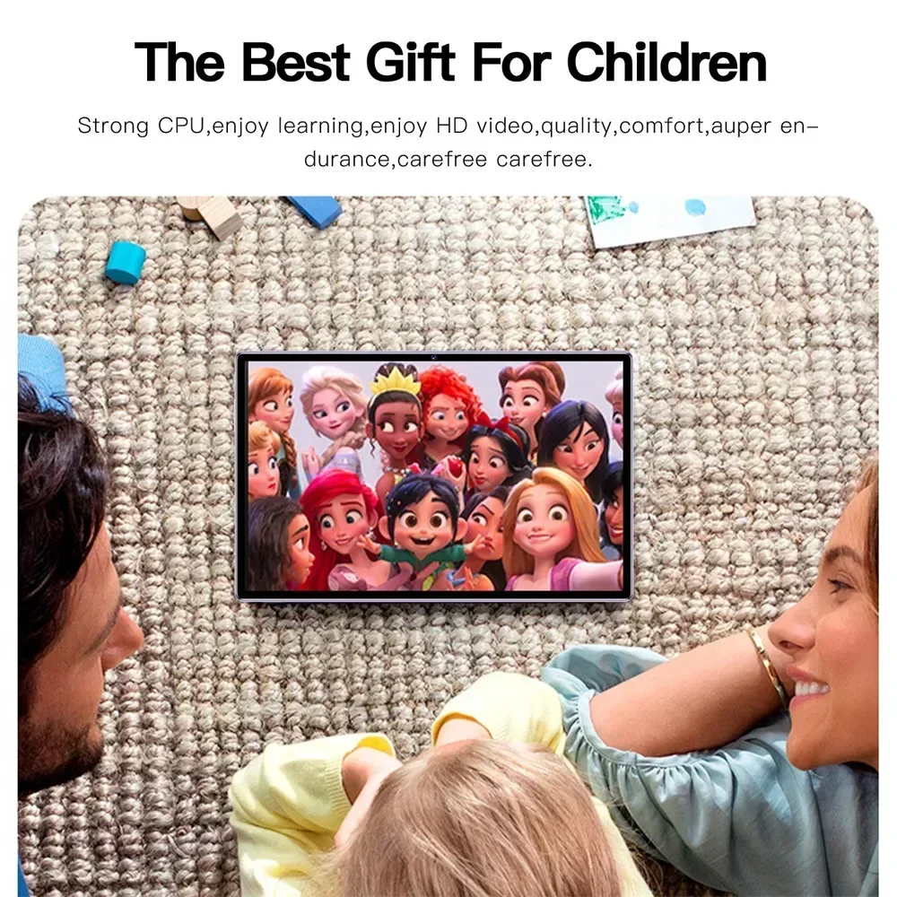 Tablet P60 Pro 5G Dual SIM Android 14 Tab 20000 mAh 22 GB + 2 TB Gezichtsherkenning Tablet 10,1 inch Global Versie Kindertablet PC
