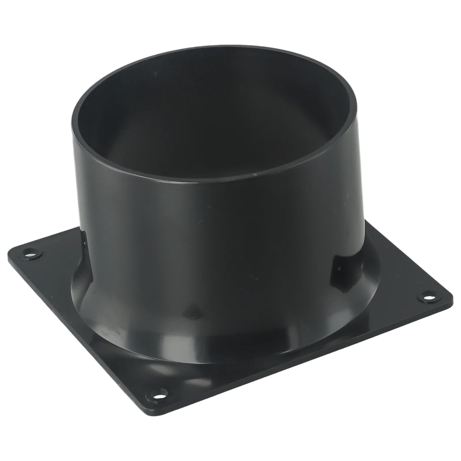 Flanschverbinder 75/100/120 mm ABS-Wandflanschverbinder für Lüftungsrohr, Luftauslass, Kanalisierung, Verbindungszubehör