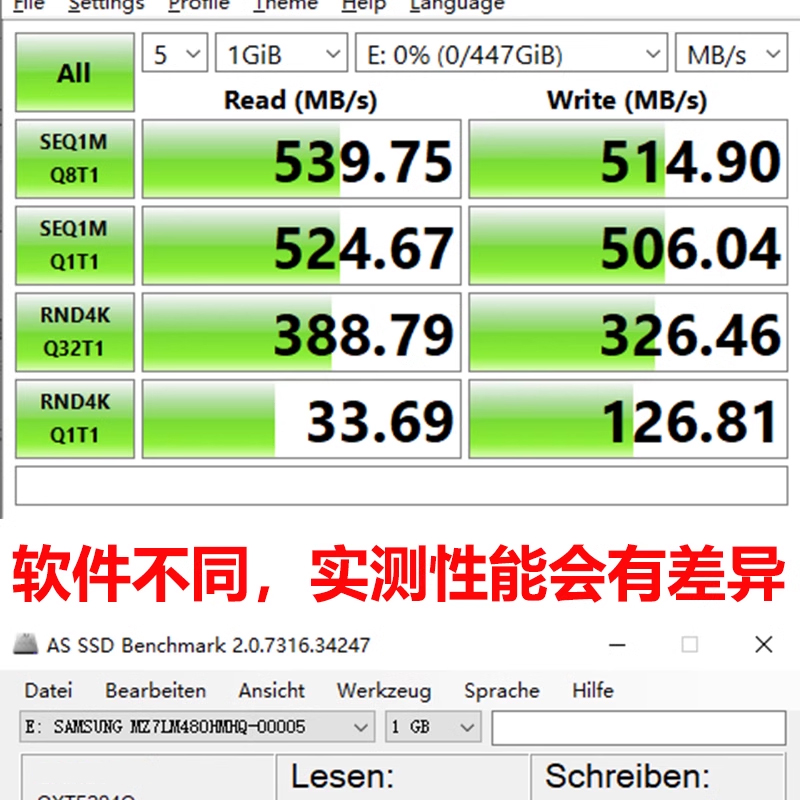 Samsung/Samsung PM863a 480G 2,5-дюймовый SATA3 серверный SSD оригинальный новый