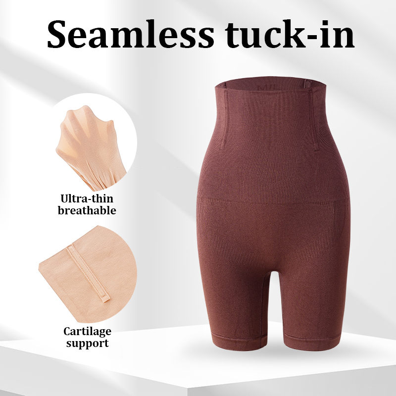 Damen-Körperformer mit mittlerem Oberschenkel, hohe Taille, Trainer-Höschen, Shapewear für Frauen, Bauchkontrolle, Hüfte, Po-Lifter, Shorts zum Abnehmen