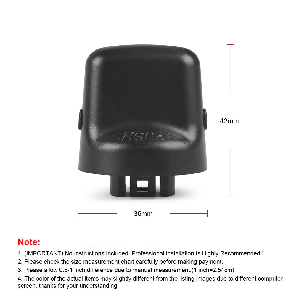 Para Mitsubishi Lancer Outlander tapa de perilla de interruptor de arranque sin llave y inserción D461-66-141A-02 D6Y1-76-142