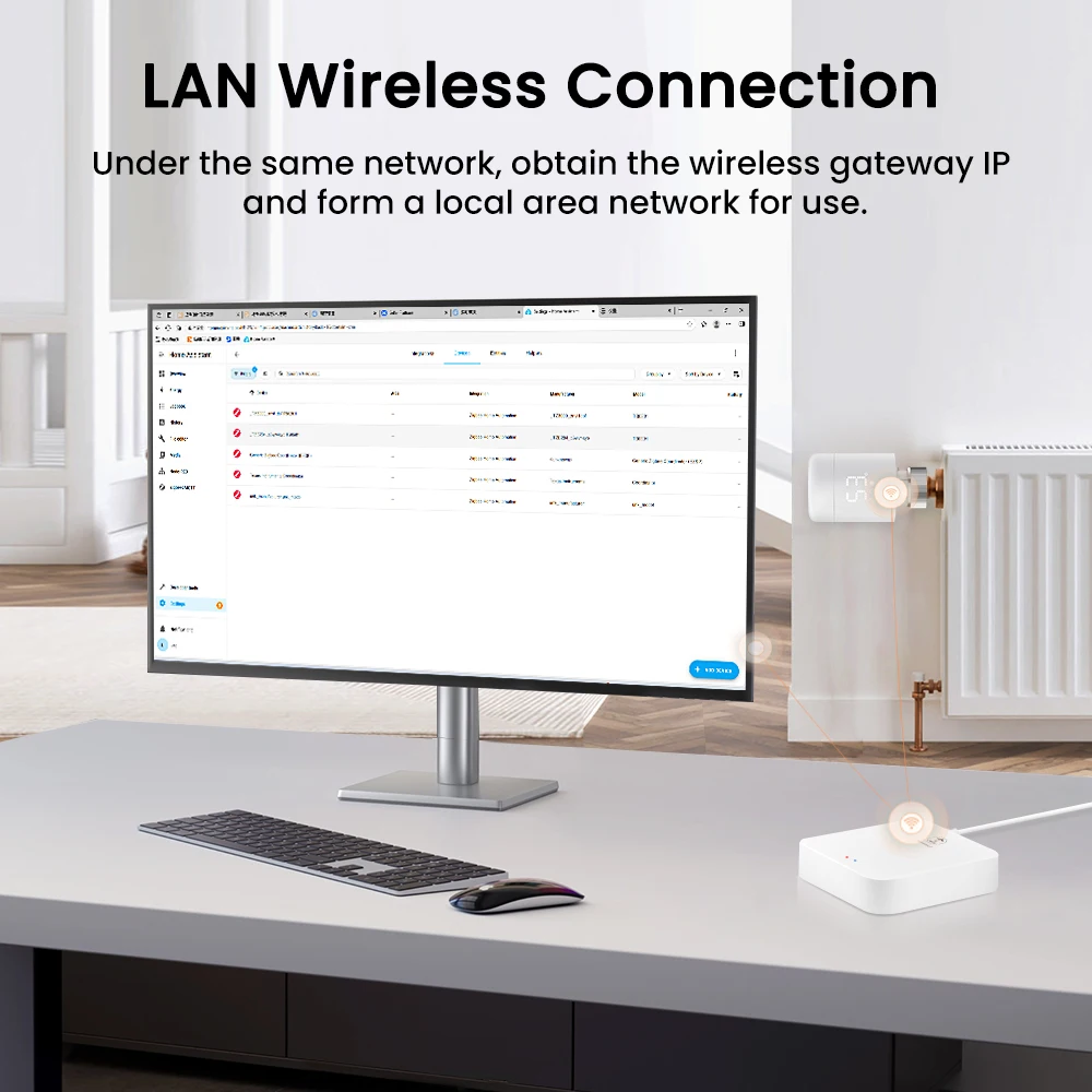 AVATTO ZigBee Home Assistant, Zigbee 2MQTT Zigbee Gateway Hub, ondersteuning voor meerdere protocollen ondersteunen meerdere reguliere merken