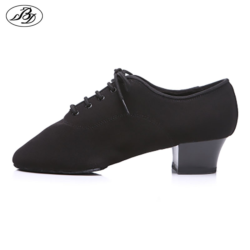 Venda quente bd homens sapatos de dança latina lona split sola tênis profissional dancesport sapatos bd417 sapatos de treinamento de salão