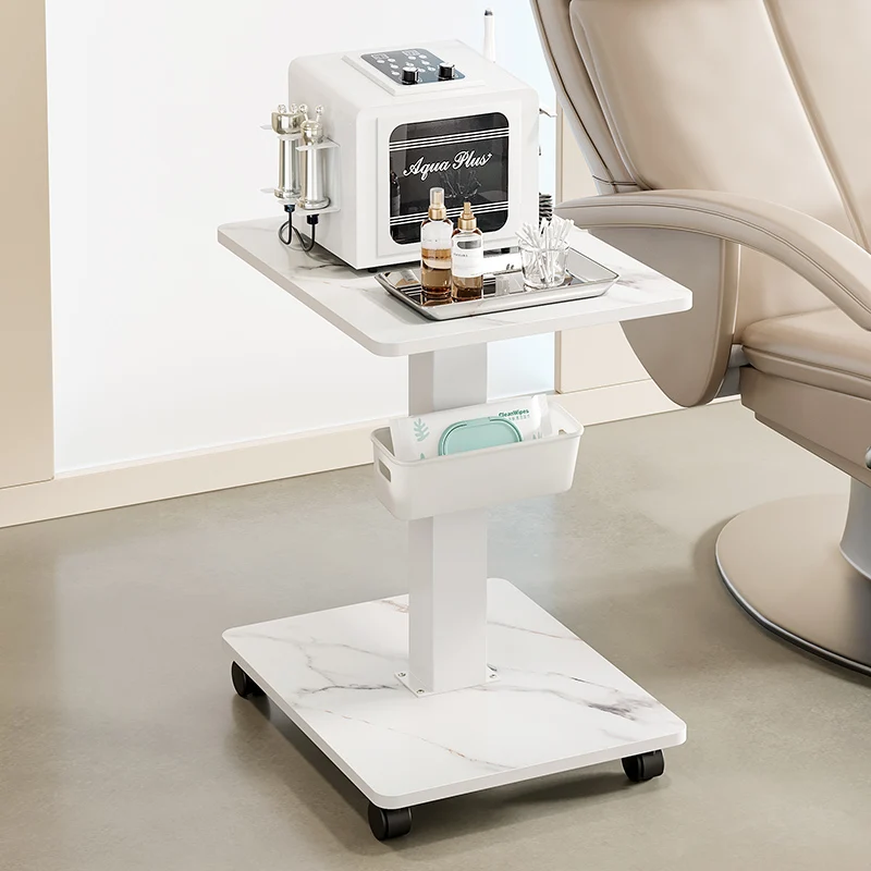 Carro de salón móvil comercial, carrito de equipo de belleza, carrito de almacenamiento resistente para Spa, organizador de almacenamiento de instrumentos clínicos