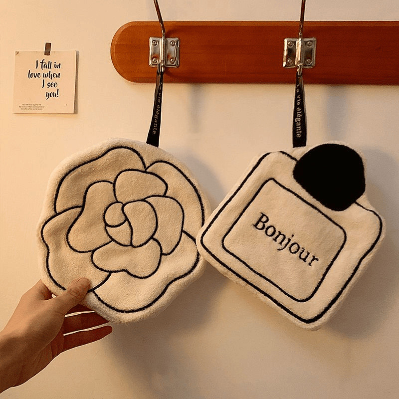 Handtuch Weiches und hautfreundliches Gesichtshandtuch zum Aufhängen, doppellagiges, verdicktes, schnell trocknendes, saugfähiges Handtuch für Küche und Badezimmer