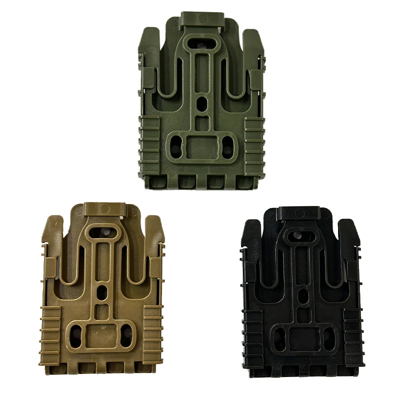 Adaptador de funda Modular táctica con kit QLS, plataforma de funda para pierna caída con correa para pierna, equipo de policía
