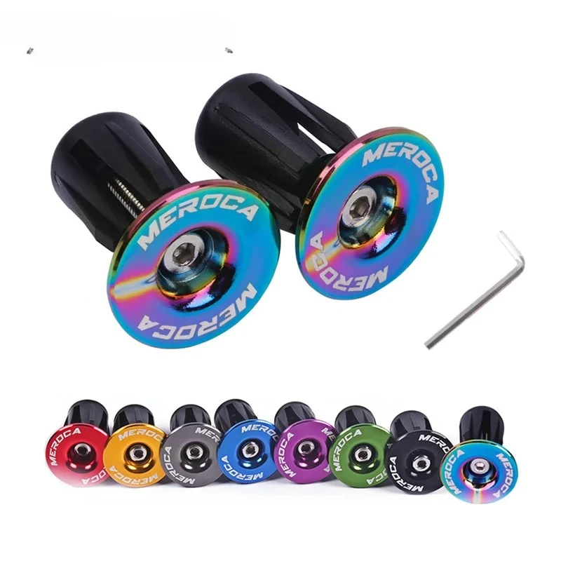 1 paar Mountain Road Bike Lenker End Plugs Aluminium Legierung Griff Bar End Kappe BMX MTB Bike Grip Abdeckung Fahrrad Zubehör