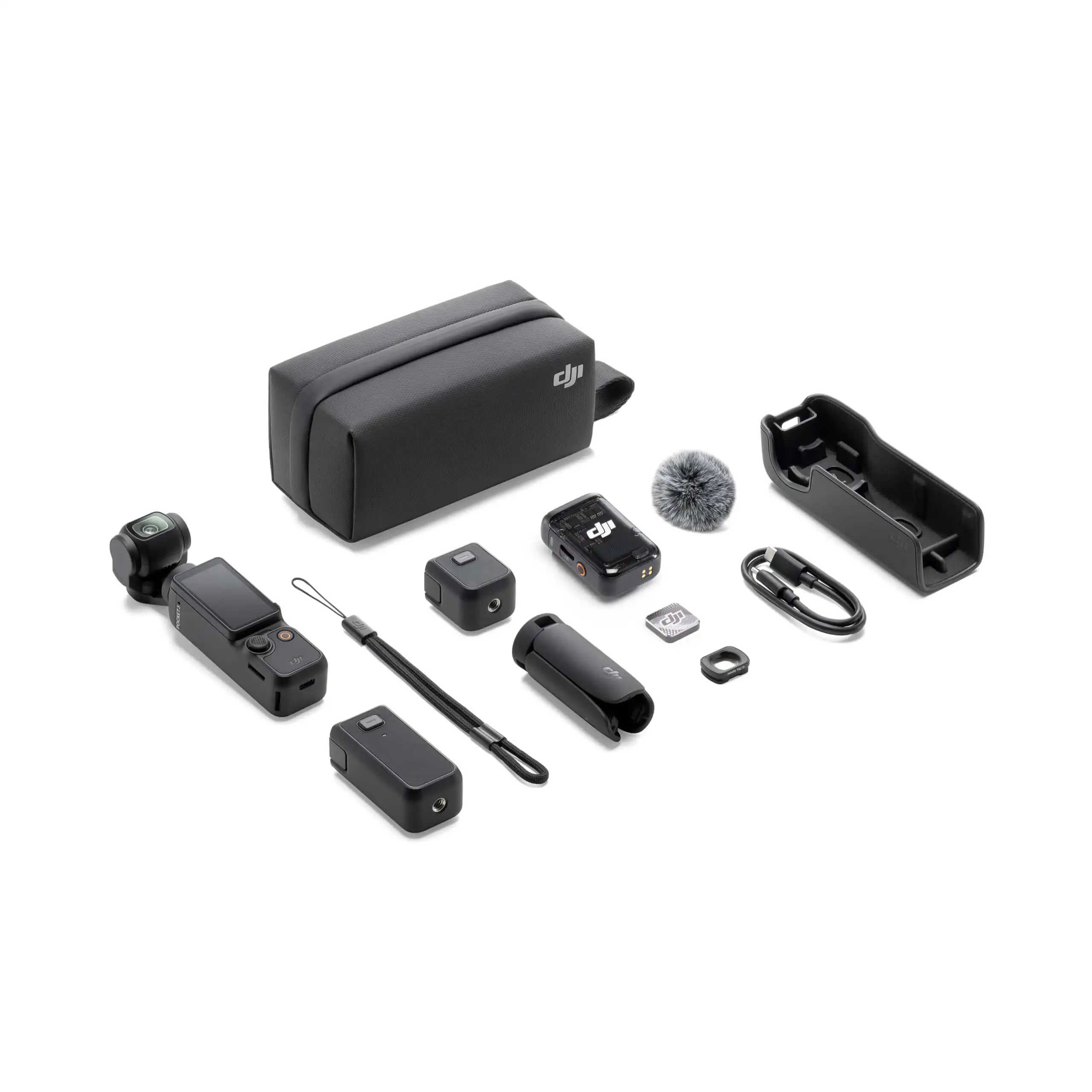 【Nave da UE】DJI OSMO POCKET 3 Combo ActiveTrack 6.0 Estabilização de 3 eixos D-Log M ColorOSMO POCKET 3 de 10 bits
