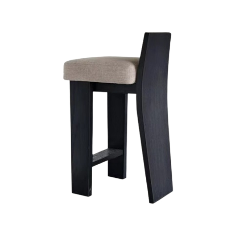 Taburetes de Bar minimalistas con patas de madera, taburetes de Bar de cocina resistentes, únicos y nórdicos, muebles para el hogar modernos de diseño blanco Sedie Da Pranzo