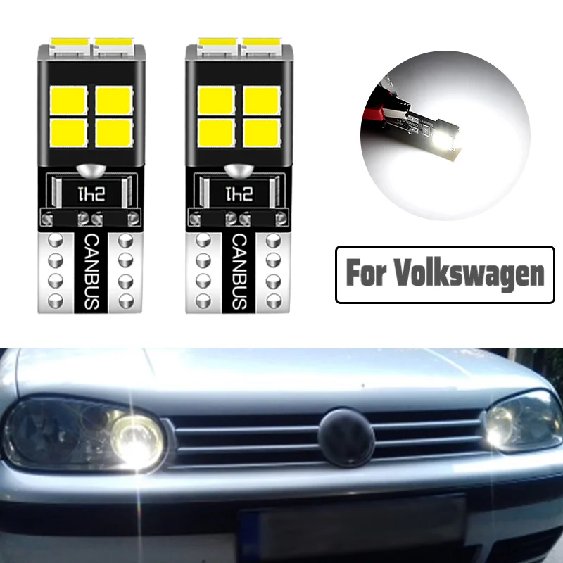 2x Đèn LED Đậu Xe Ánh Sáng Giải Phóng Mặt Bằng Bóng Đèn W5W T10 194 Xi Nhan Canbus Cho VW Golf 3 4 5 6 Mk3 Mk4 mk5 Plus Mk6 EOS 2006-2015 Fox 2003-2014