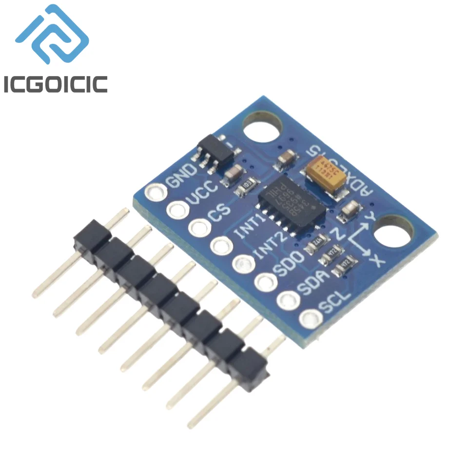 GY-291 Adxl345 3-As Digitale Zwaartekracht Sensor Versnelling Module Iic/Spi Transmissie Module Kantelsensor Voor Arduino