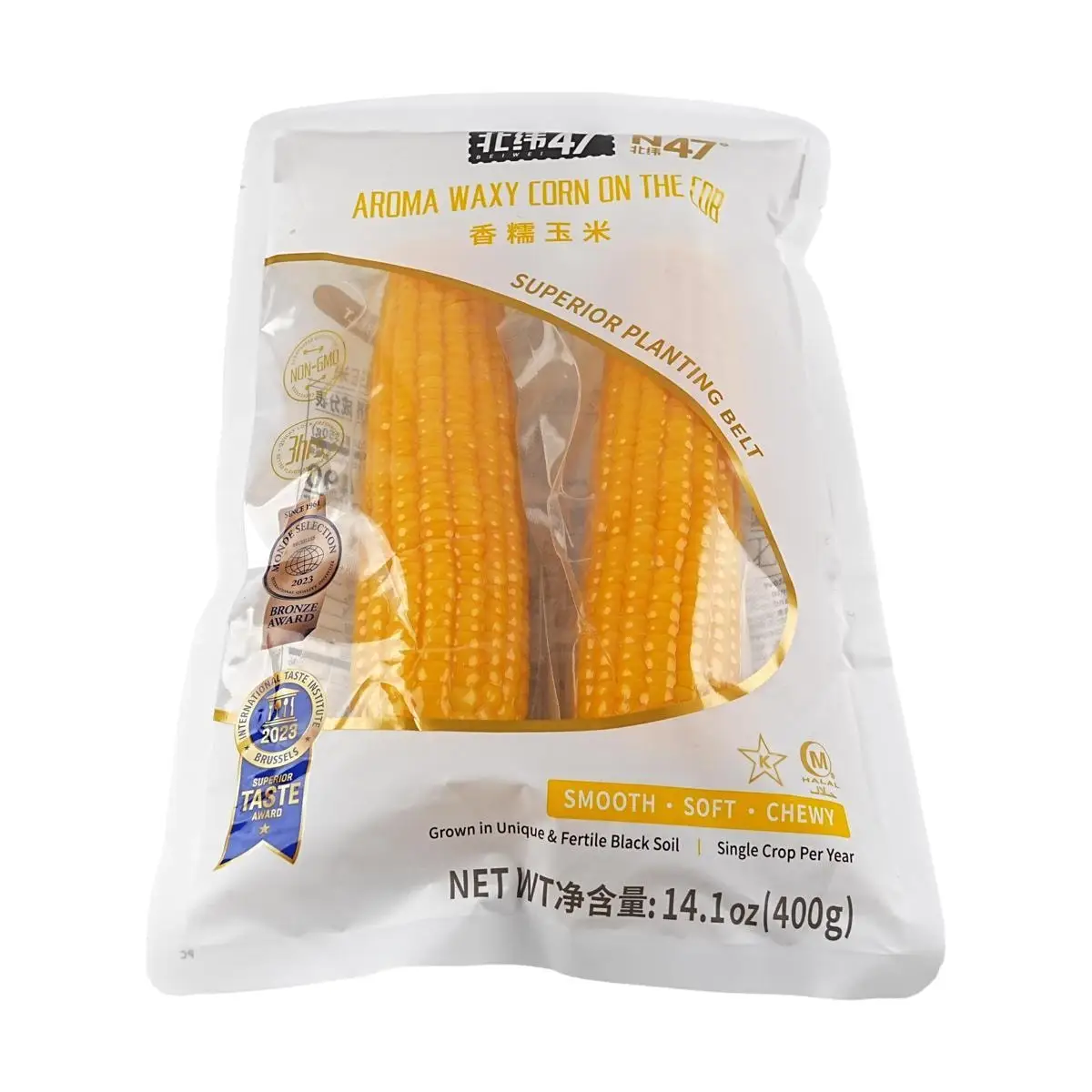 [8Packs] Bei Wei 47 Sweet Corn on the Cob - 2 Pieces, 14.1oz*8Packs