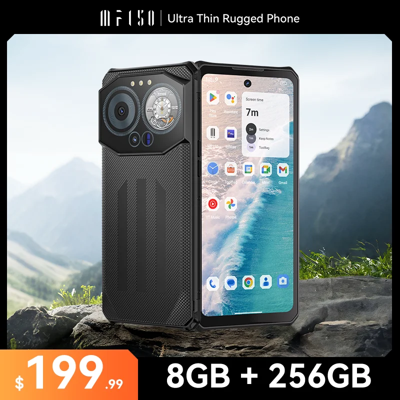 [월드 프리미어] IIIF150 B3 러기드 머신 듀얼 디스플레이 8GB(8+12) 256GB 100MP 카메라 초박형 러기드 10800mAh G96 안드로이드 14