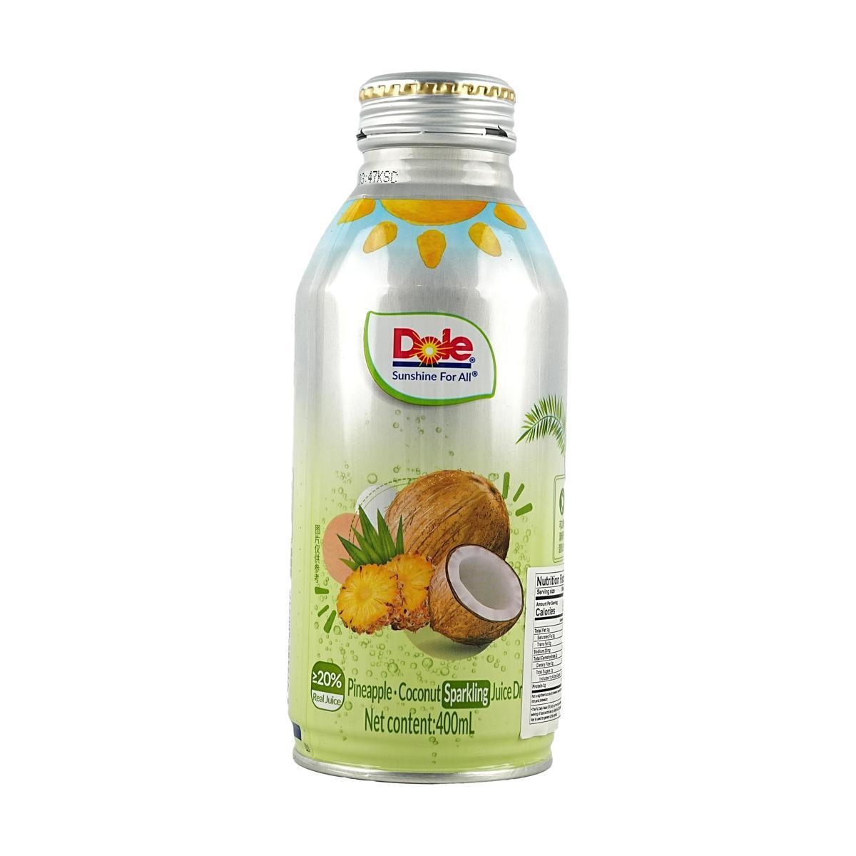 [8Packs] DU LE Pineapple Coconut Sparkling Juice , 13.53 fl oz*8Packs