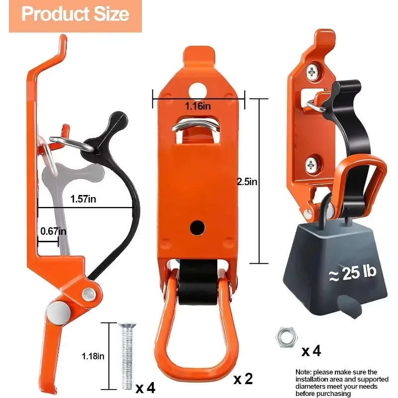 2-4 個ツール固定ブラケット壁取付ブラケットシャベル斧クイックリリースクランプシャベルブラケット車 RV ボートホームアクセサリー