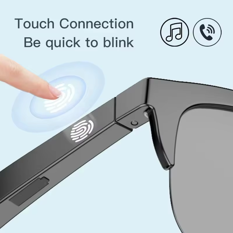 Новые умные солнцезащитные очки, Bluetooth-вызов, спортивные наушники на открытом воздухе, HIFI, синий свет, водонепроницаемые, с защитой от УФ-лучей для мужчин и женщин 2025