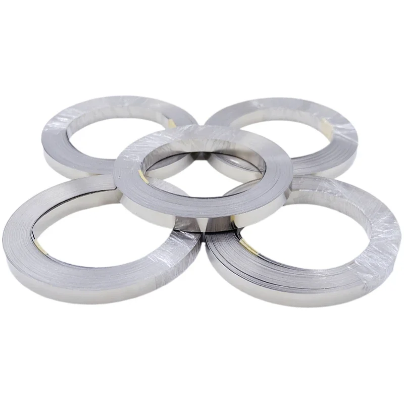 ニッケルメッキストリップ 18650 リチウムイオンバッテリーニッケルシートプレートコネクタ 0.1 ミリメートル 0.2 ミリメートルスチールベルトスポット溶接機バッテリー溶接機