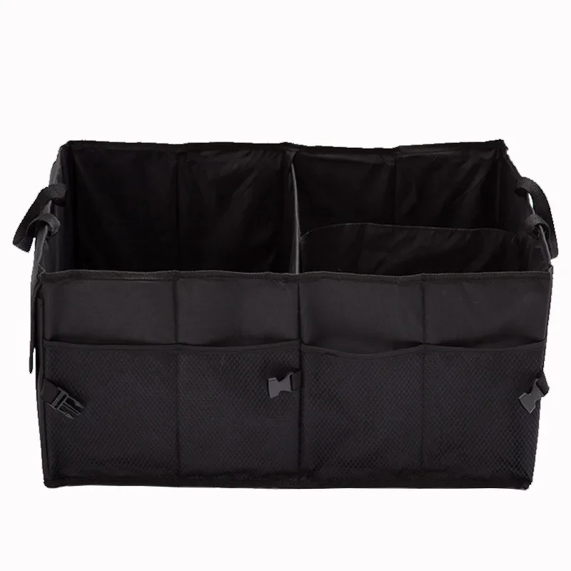 ความจุขนาดใหญ่กล่องเก็บรถ Trunk Organizer เป็นมิตรกับสิ่งแวดล้อม Super ทนทานพับเก็บสินค้าเครื่องมือรถบรรทุกอัตโนมัติ Trunk กล่อง