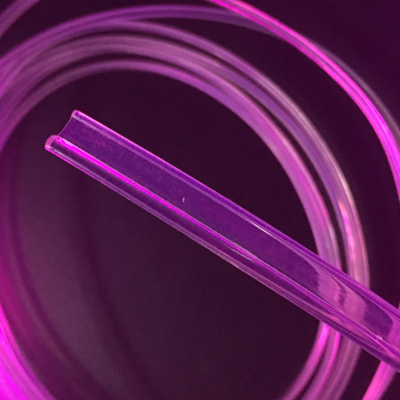 5mX Rock Side Glow 2mm 3mm Durchmesser Kunststoff PMMA Glasfaserkabel für Auto dekorative Beleuchtung