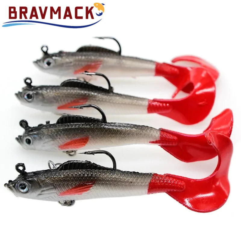 BRAVMACK Kunstaas Zacht Aas Dronchocerus 10cm 9.5g Vistuig Zacht Aas