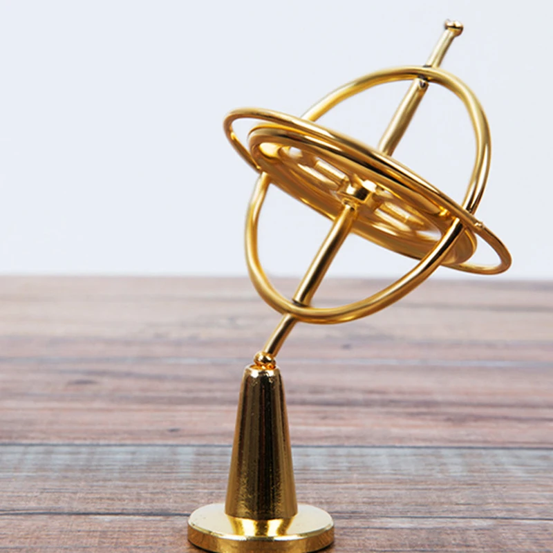 Self-Balancing Gyroscope Anti-GRAVITY Decompression ของเล่นเพื่อการศึกษาหกรุ่นที่มีสีสัน Finger Gyroscope ของขวัญเด็ก T7X2
