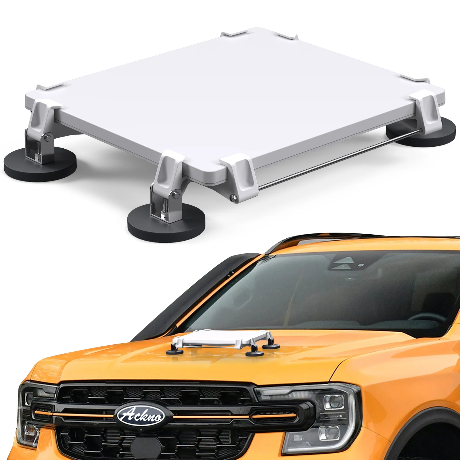 Soporte de techo para mini automóvil Starlink, mini kit de montaje magnético Starlink de liberación rápida para vehículos recreativos, furgonetas, barcos, yates, camiones - Aluminio