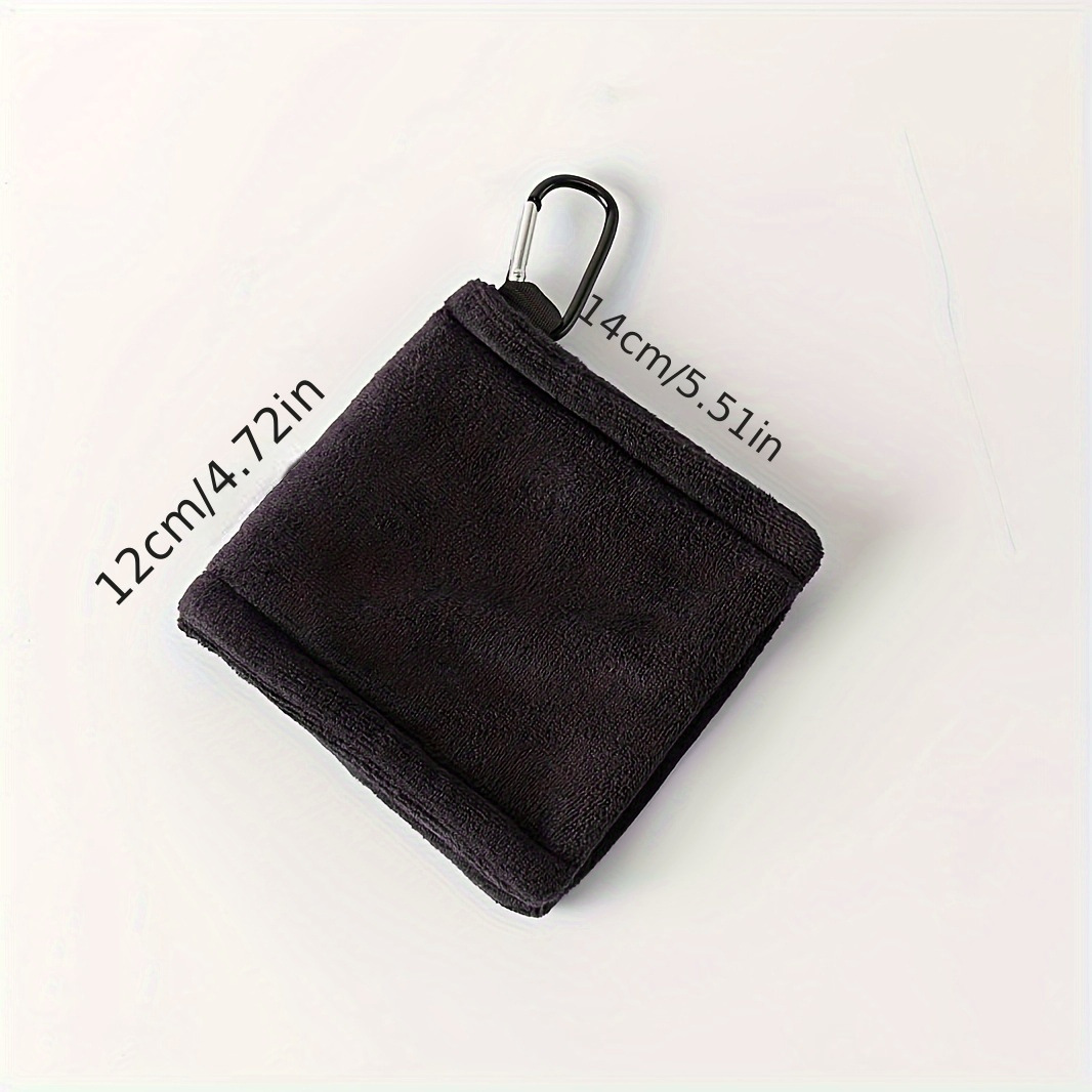 Salviette con gancio da Golf in microfibra compatta e portatile asciugamano per la pulizia morbido e confortevole accessori per la pulizia del Golf